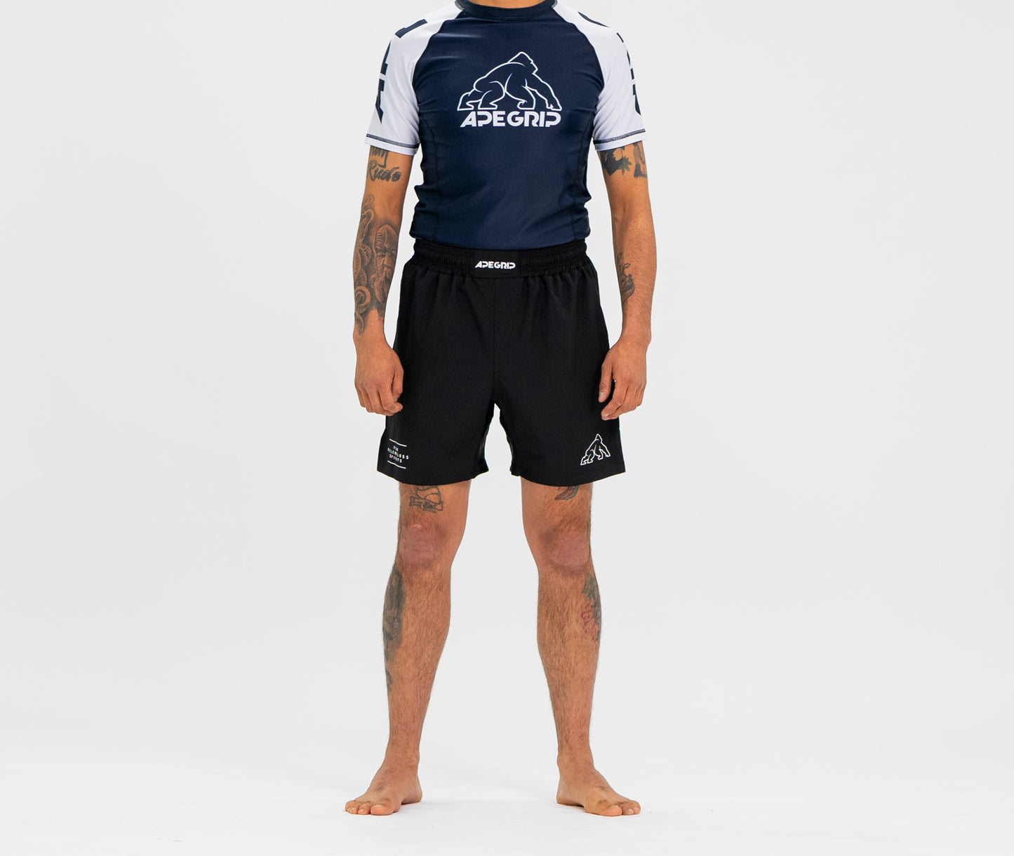Rash guard Classic manga corta azul marino