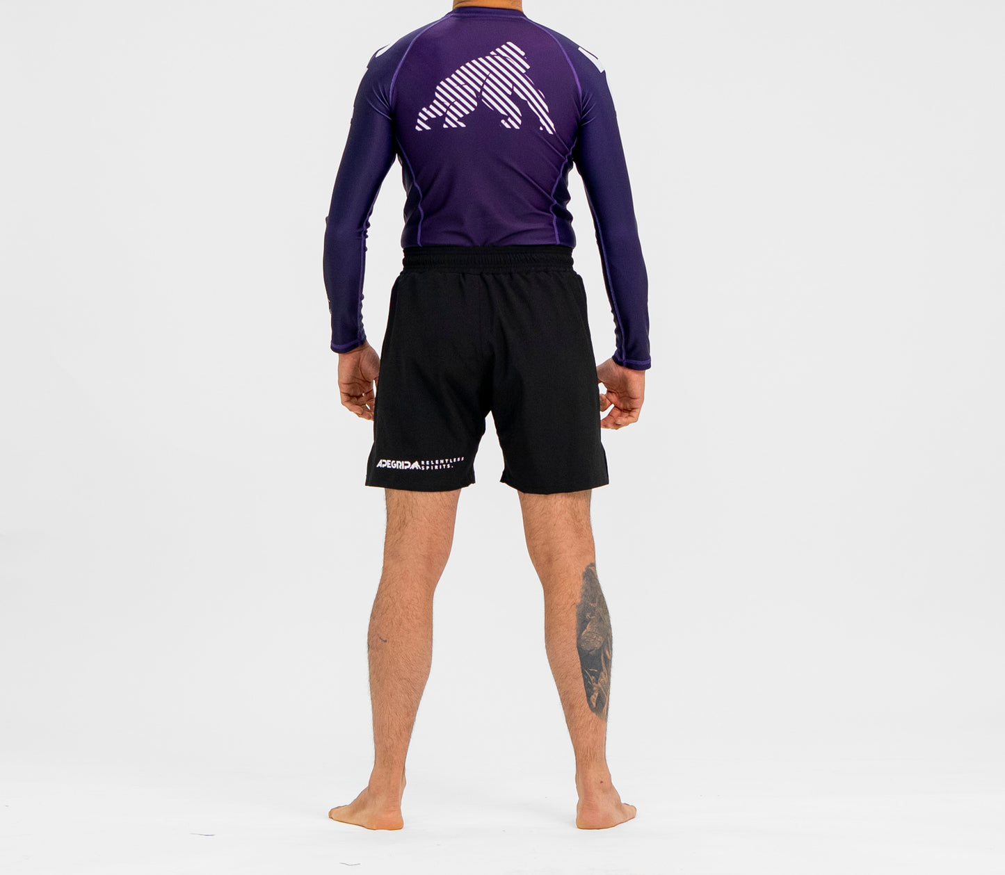 Rash guard Relentless morado manga larga