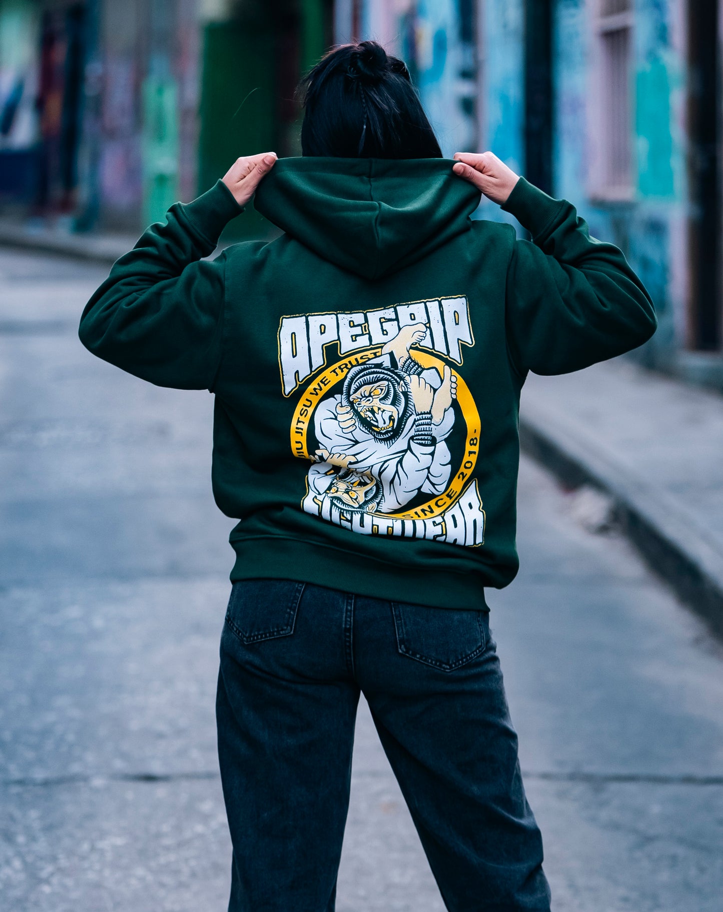 Polerón de Jiu-Jitsu “Triángulo Salvaje”