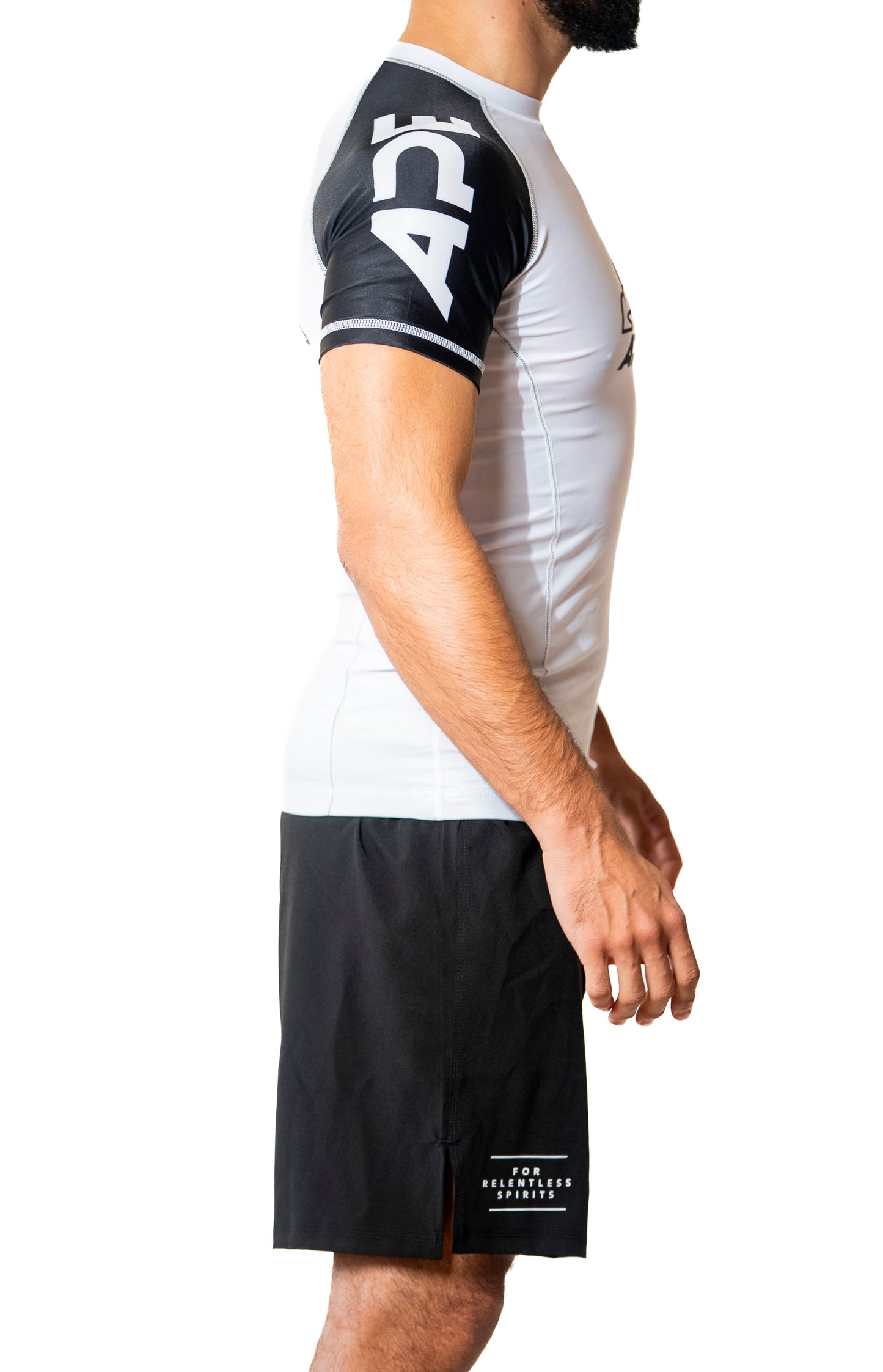 Rash guard Classic manga corta blanca