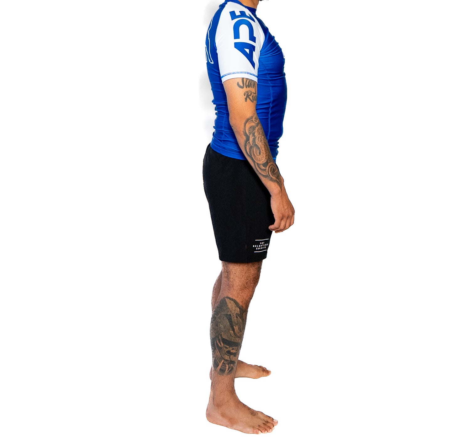 Rash guard Classic manga corta azul