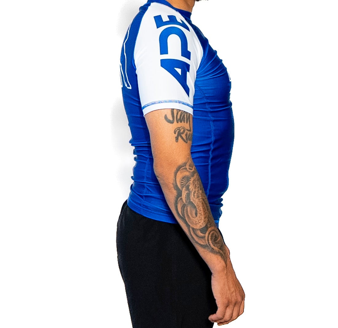 Rash guard Classic manga corta azul