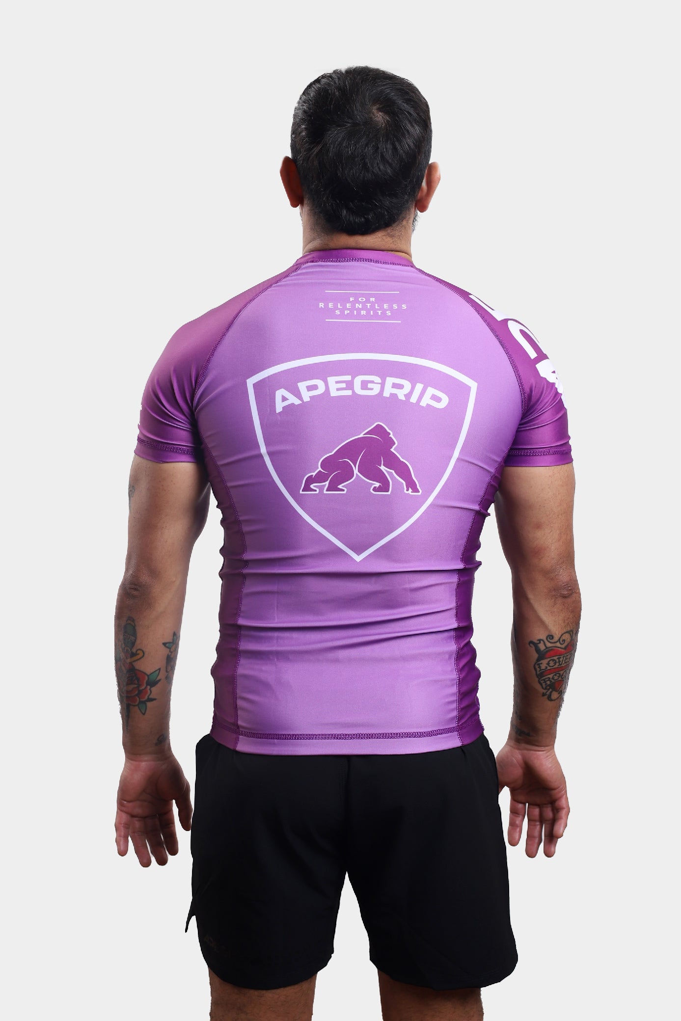 RASH GUARD ICON RANKED PURPLE