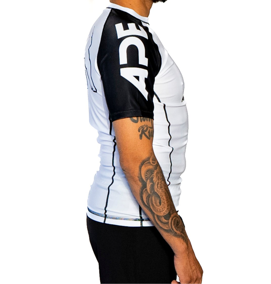 Rash guard Classic manga corta blanca