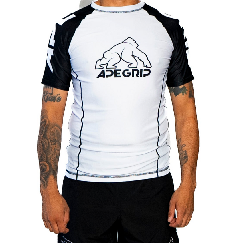 Rash guard Classic manga corta blanca