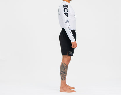Rash guard Relentless blanca manga larga