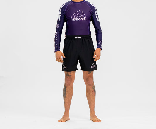 Rash guard Relentless morado manga larga
