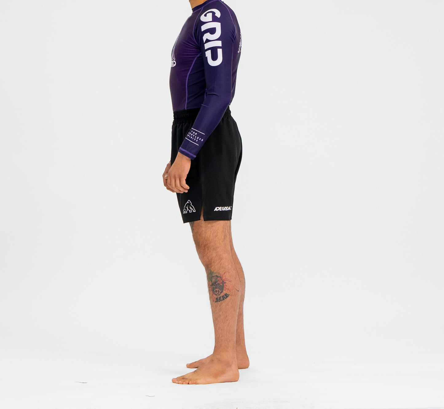 Rash guard Relentless morado manga larga