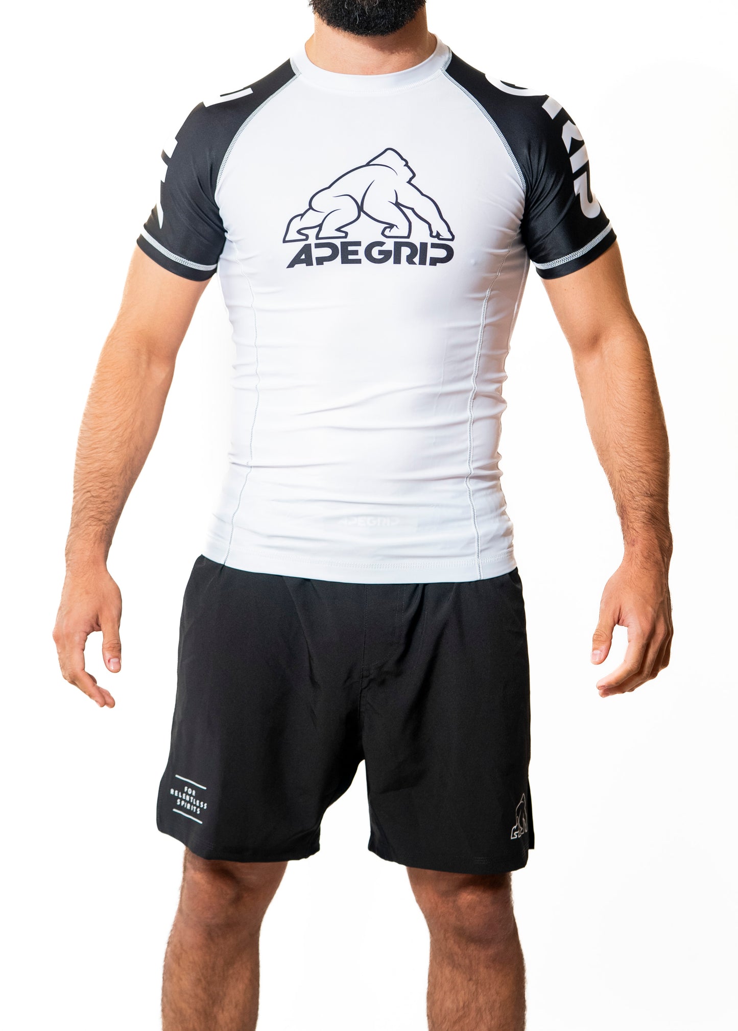 Rash guard Classic manga corta blanca