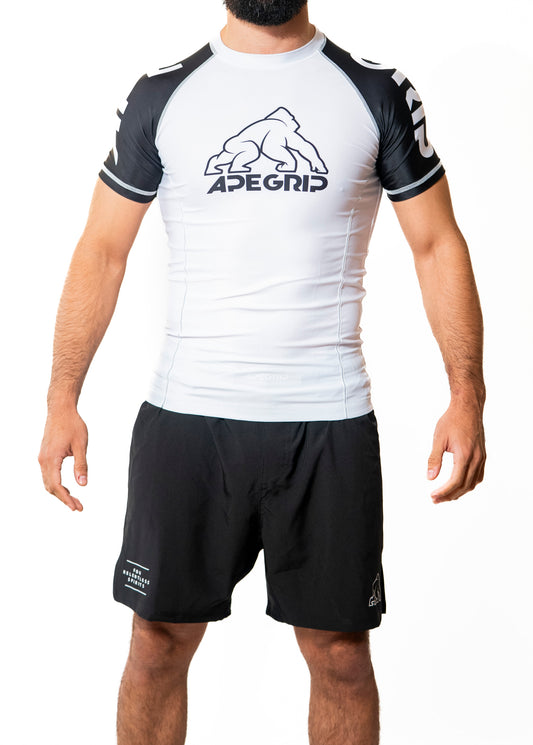 Rash guard Classic manga corta blanca
