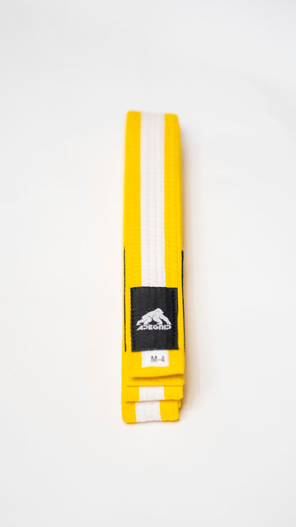 Cinto Amarillo/Blanco  niños