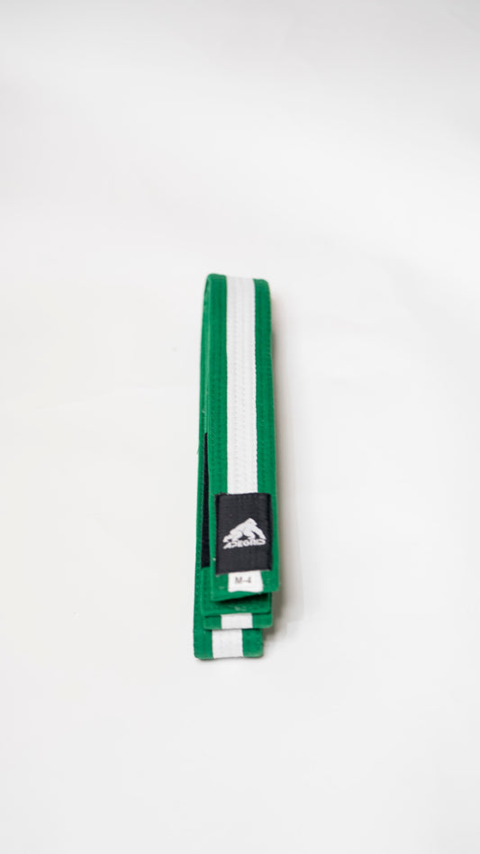 Cinturón Verde/Blanco niños