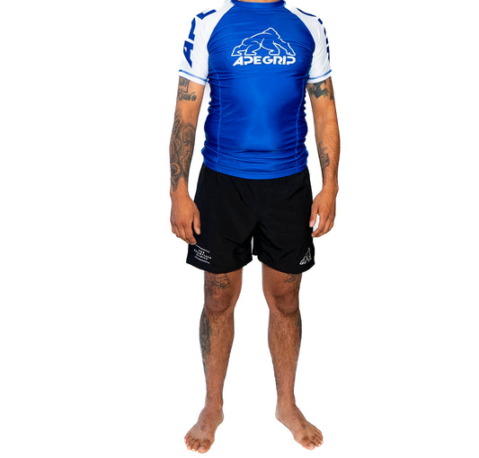 Rash guard Classic manga corta azul