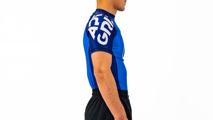 RASH GUARD ICON – COMPETICIÓN AZUL