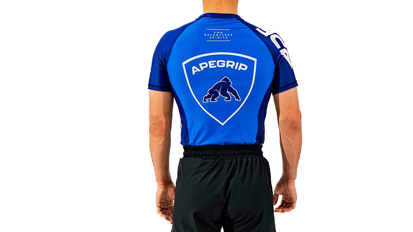 RASH GUARD ICON – COMPETICIÓN AZUL