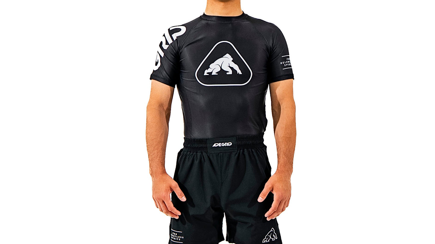 RASH GUARD ICON – COMPETICIÓN NEGRO
