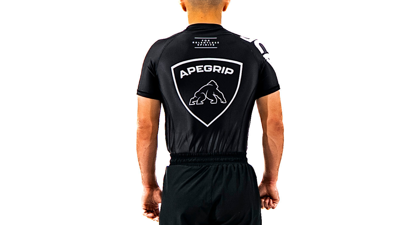 RASH GUARD ICON – COMPETICIÓN NEGRO