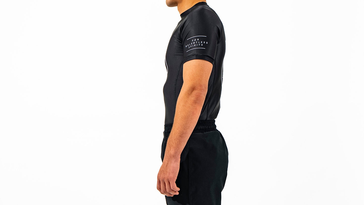 RASH GUARD ICON – COMPETICIÓN NEGRO