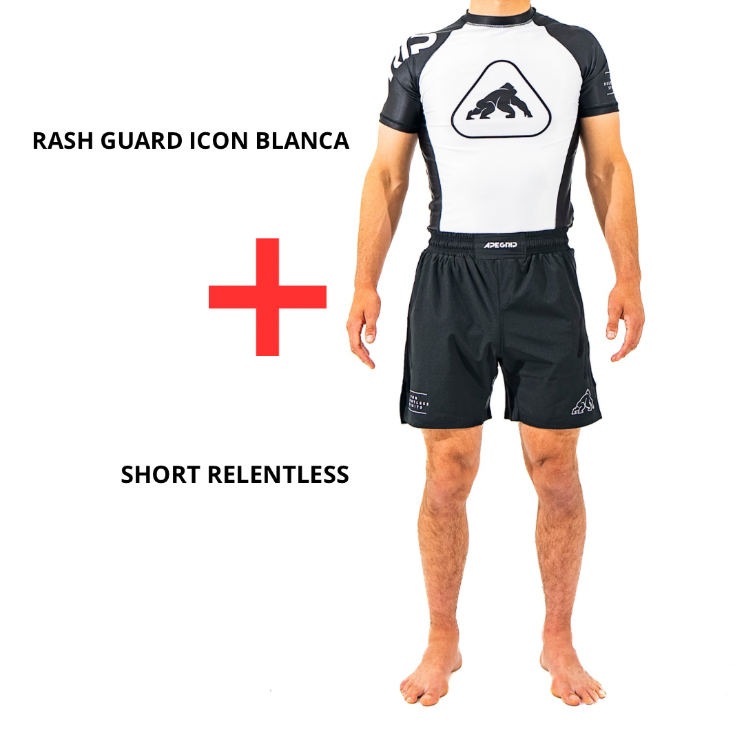 RASH ICON BLANCA+ SHORT RELENTLESS