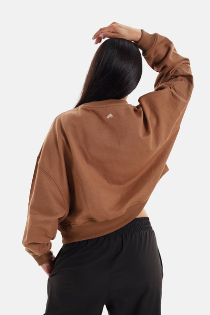 Polerón Oversize ApeGrip – Brown Essential