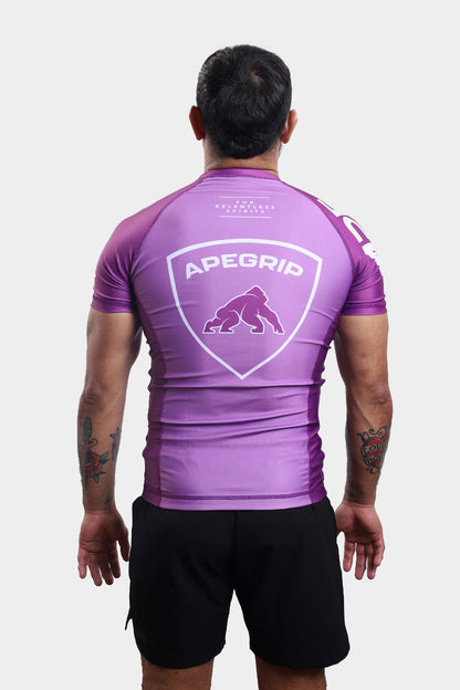 RASH GUARD ICON RANKED PURPLE
