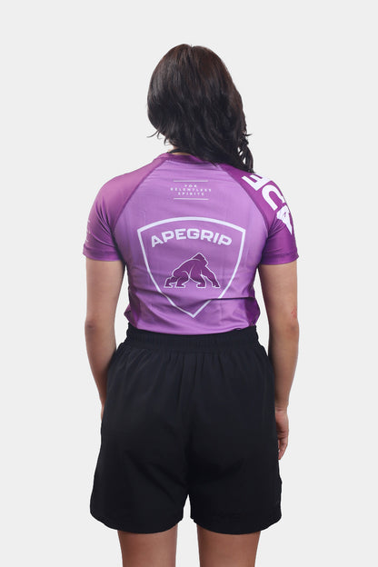RASH GUARD ICON RANKED PURPLE