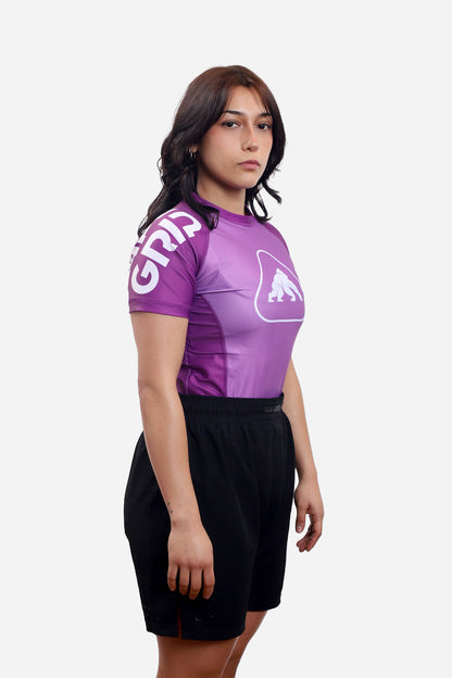 RASH GUARD ICON RANKED PURPLE