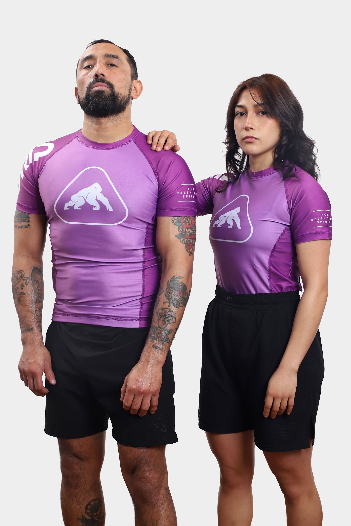 RASH GUARD ICON RANKED PURPLE
