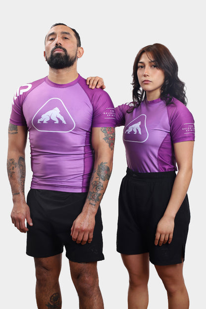 RASH GUARD ICON RANKED PURPLE
