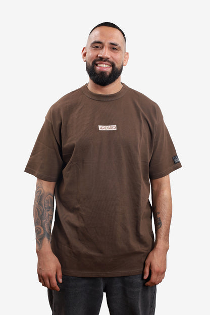 Polera Minimal Embroidered – Brown Edition