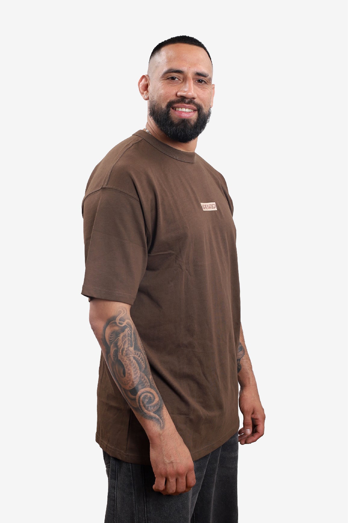 Polera Minimal Embroidered – Brown Edition