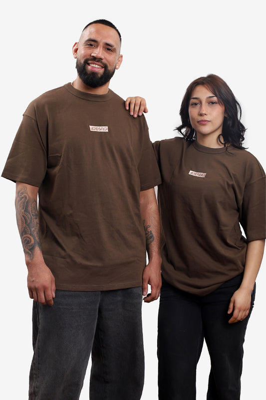 Polera Minimal Embroidered – Brown Edition