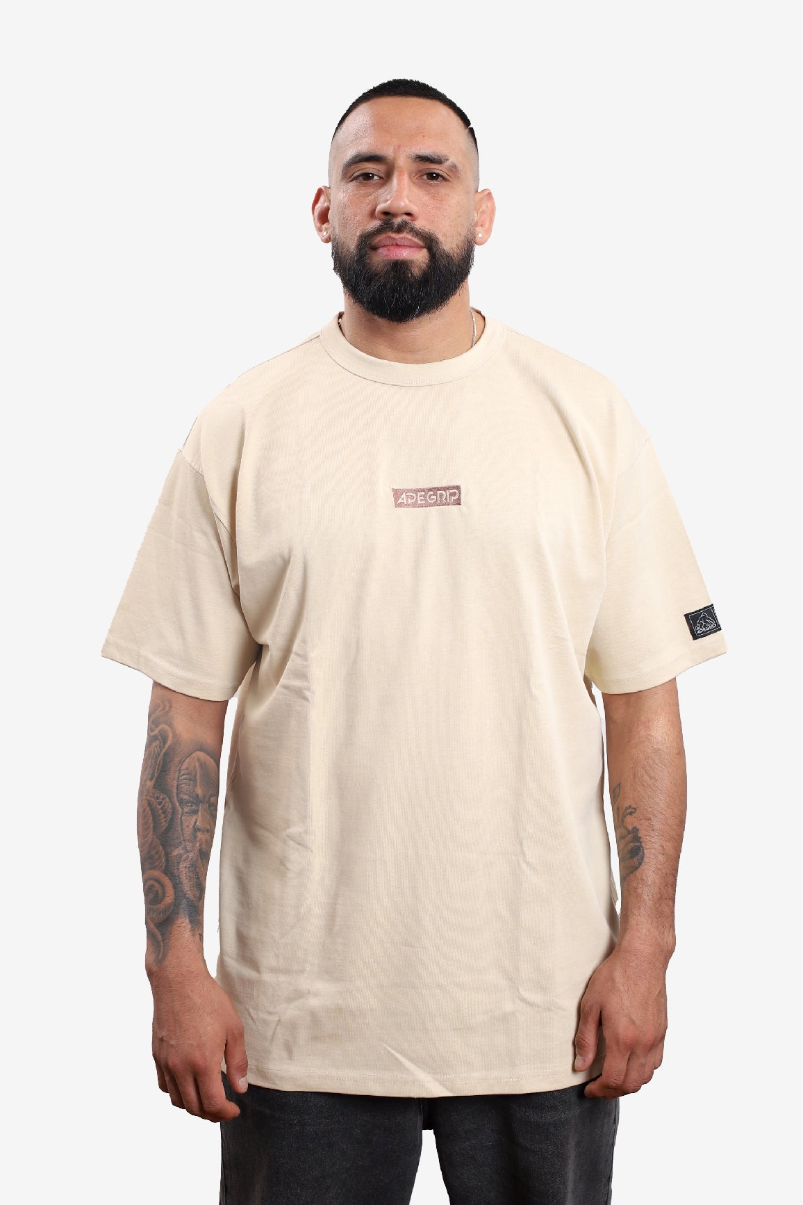 Polera Minimal Embroidered – sand Edition