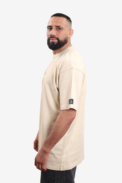 Polera Minimal Embroidered – sand Edition