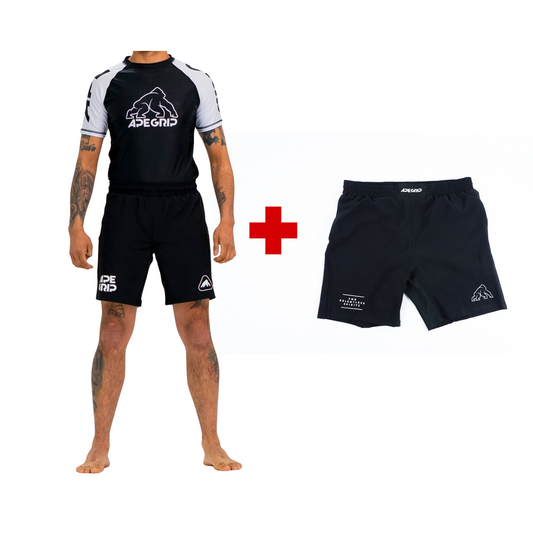 Rashguard Manga Corta Classic + Short Relentless Negro