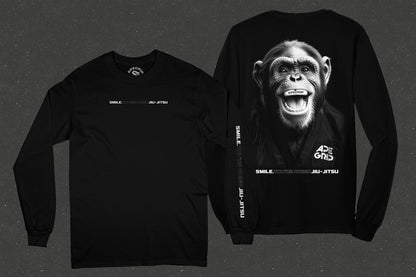 Polera manga larga "Smile, You Are Doing Jiu Jitsu"